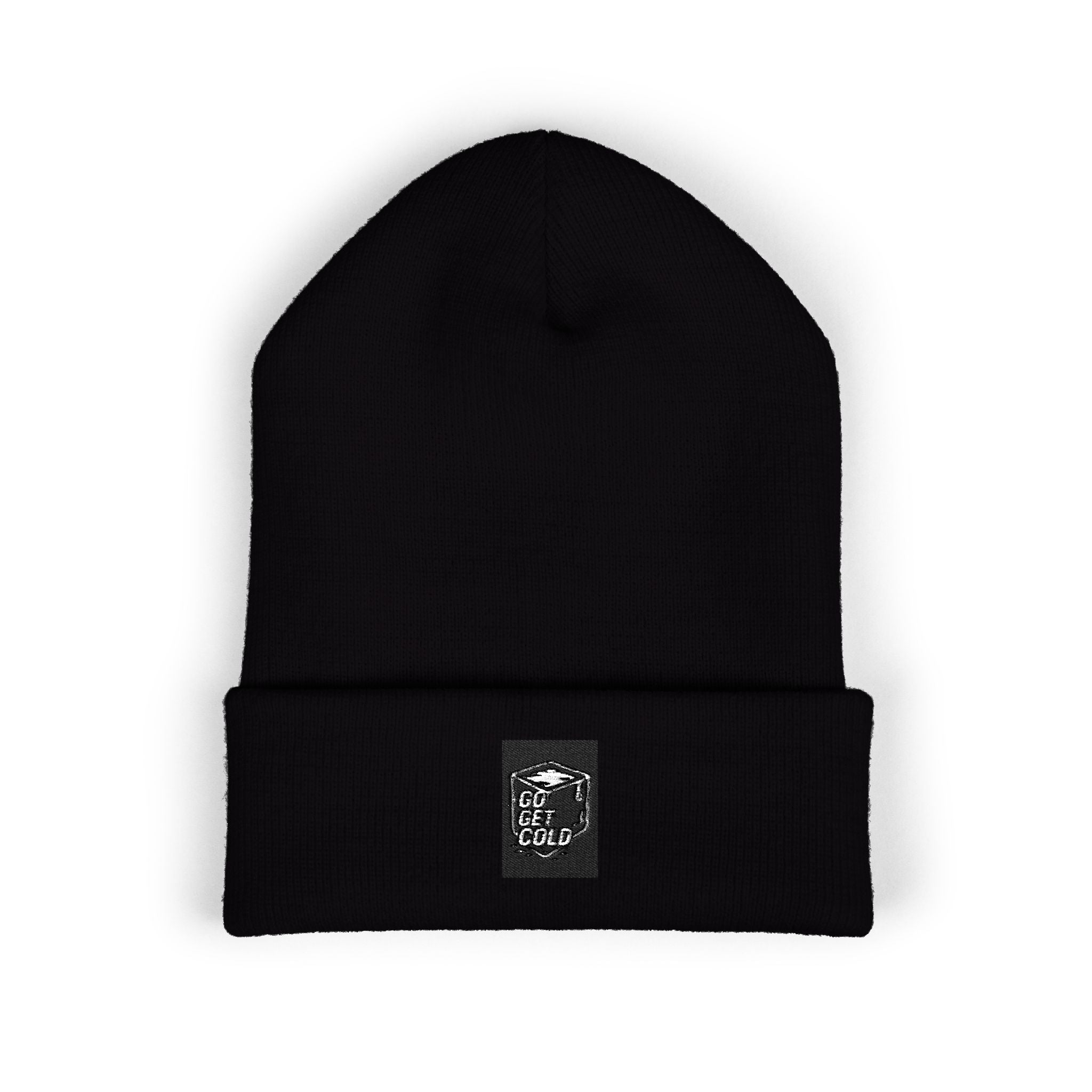Classic Cuffed Beanie (Embroidery) Go Get Cold ice cube logo Beanie | As Cold Plungers You Know When You Know.....just GO GET COLD
